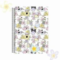 Caderno universitário feminino espiral 80 folhas Bom D+