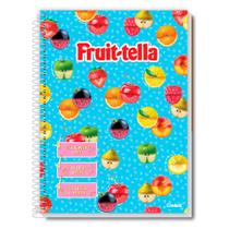 Caderno Universitário Feminino Fruit-Tella 80F/1 Matéria Credeal Caderno Universitário Feminino Fruit-Tella 80F/1 Matéria Credeal