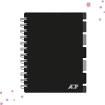 Caderno Universitário Flex Cover C/96 Folhas E 5 Divisórias