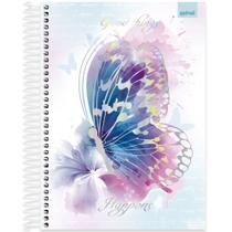 Caderno Universitário Flutter Capa Dura 10x1 160 Folhas