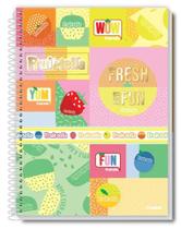 Caderno Universitário Fruittella 1 Matéria 80 folhas Caderno Universitário Fruittella 1 Matéria 80 folhas