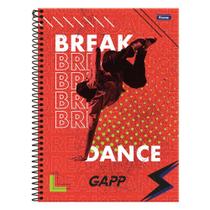 Caderno Universitário Gapp - Break Dance - 10 Matérias - Foroni