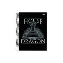 Caderno Universitário GOT - House of The Dragon 10 Matérias Sortido - Jandaia