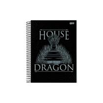 Caderno Universitário GoT - House of The Dragon 10 Matérias Sortido - Jandaia