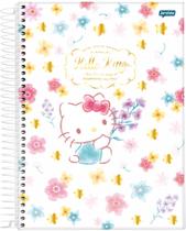 Caderno Universitário Hello Kitty Azul 1 Mat. Jandaia