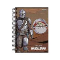 Caderno Universitário Jandaia Mandalorian 1 Matéria 80 Folhas - Diversas Capas