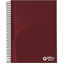Caderno Universitário Liso 20 Matérias 320 Folhas Office Basics Capa Dura