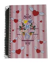 Caderno Universitário Love Birds 10x1 Capa dura