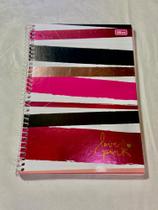 Caderno Universitário Love Pink 1 Matéria C/80 Folhas Tilibra