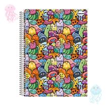 Caderno Universitário masculino 1 Matéria 96 folhas KBOM