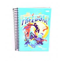 Caderno Universitário Masculino 160 Folhas Cliff Foroni