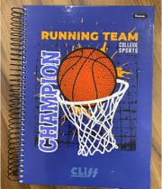 Caderno Universitário Masculino CLIFF 10 Matérias 160 Fls