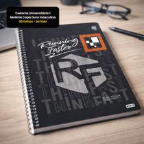 Caderno Universitário Masculino Running Faster 2 80 folhas Caderno Universitário Masculino Running Faster 2 80 folhas