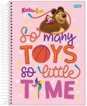 Caderno Universitário Masha e o Urso Espiral Capa Dura - Caderno Universitário Masha e o Urso Espiral Capa Dura -