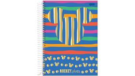 Caderno Universitário Mickey Arts Capa Dura 160fls - Jandaia
