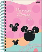 Caderno Universitário Minnie Arts 10 Matérias Escolar