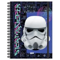 Caderno Universitário Neo 1x1 80 Fls C.D. Jandaia - Star Wars 2