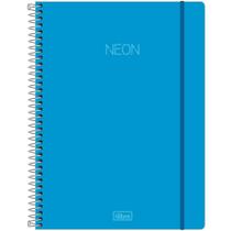 Caderno Universitário Neon Azul 01 Matéria Tilibra