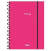 Caderno Universitário Neon Pink 1 Matéria Tilibra
