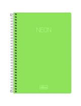 Caderno Universitário Neon Preto 10 Matérias Tilibra 160 Folhas Pautadas e Espiral Colorida