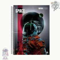 Caderno Universitário Outer Space 20 matérias 320 folhas