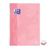 Caderno Universitario Oxford Touch CD 1 Materia 80 Fls Rosa Pastel
