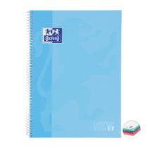 Caderno Universitario Oxford Touch CD 5 Materias 120 Fls Azul Pastel