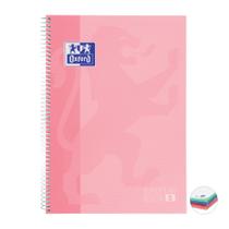 Caderno Universitario Oxford Touch CD 5 Materias 120 Fls Rosa Pastel Caderno Universitario Oxford Touch CD 5 Materias 120 Fls Rosa Pastel