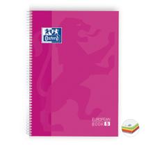 Caderno Universitario Oxford Vivas CD 5 Materias 120 Fls Rosa