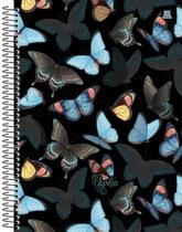 Caderno Universitario Papilo Borboletas 1 Matéria CD Animativa