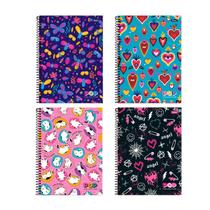 Caderno Universitario Pop Collection 10 Materias 200 Folhas
