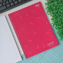 Caderno Universitário Quadriculado 0,7x0,7 cm Lunix 80 Folhas - Tilibra