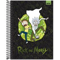 Caderno Universitário Rick e Morty 10x1 160 Folhas