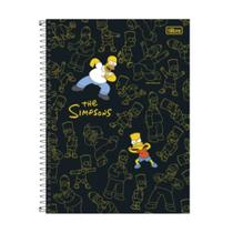 Caderno Universitário Simpsons 160 Folhas 10 Matérias Tilibra