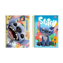 Caderno Universitario Stitch 160 Folhas 10M Foroni Sortido