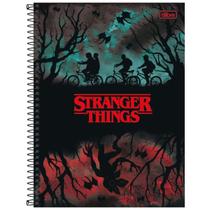 Caderno Universitário Stranger Things 1 Matéria 80 Folhas Tilibra