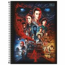 Caderno Universitário Stranger Things 16 Matérias Tilibra Caderno Universitário Stranger Things 16 Matérias Tilibra