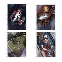 Caderno Universitário Tilibra Avengers 1 Matéria 80 Folhas