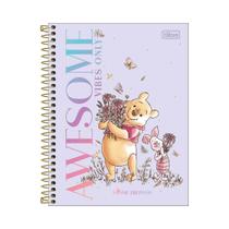 Caderno Universitário Tilibra Connerct Pooh 10 Matérias 160 Folhas