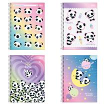 Caderno Universitário Tilibra Espiral CD Lovely Friend 16 Materia 256 Fls