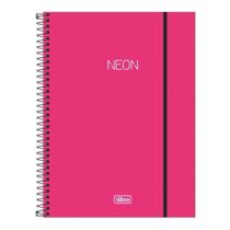 Caderno Universitário Tilibra Espiral Neon Rosa 160 Folhas Caderno Universitário Tilibra Espiral Neon Rosa 160 Folhas