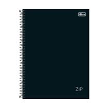 Caderno Universitário TILIBRA Zip Preto - 20 Matérias c/ 320 Folhas