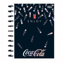 Caderno universitário Tilidisco 10x1 160fls CocaCola Tilibra