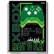 Caderno Universitário Xbox 1M Jogo Capa Dura Gamer - Preto - Credeal Caderno Universitário Xbox 1M Jogo Capa Dura Gamer - Preto - Credeal