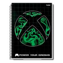 Caderno Universitário Xbox 1M Jogo Capa Dura Gamer - Preto - Credeal Caderno Universitário Xbox 1M Jogo Capa Dura Gamer - Preto - Credeal
