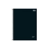 Caderno Universitário ZIP TILIBRA Preto 10 matéria 160 folhas