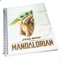 Caderno Universitatio baby yoda 80 folhas Star Wars