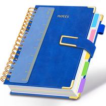 Caderno Veytust 20 x 25 cm de couro magnético com 300 páginas