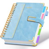 Caderno Veytust 8,5" x 11" em couro com fecho magnético, 300 páginas Caderno Veytust 8,5" x 11" em couro com fecho magnético, 300 páginas