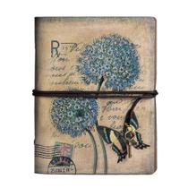 Caderno vintage recarregável de couro MALEDEN 14x19cm
